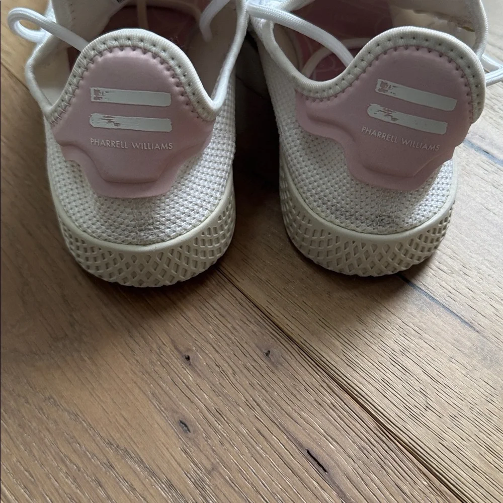 Adidas Pharrell Women's White and Pink Sneakers - Picture 3 of 4